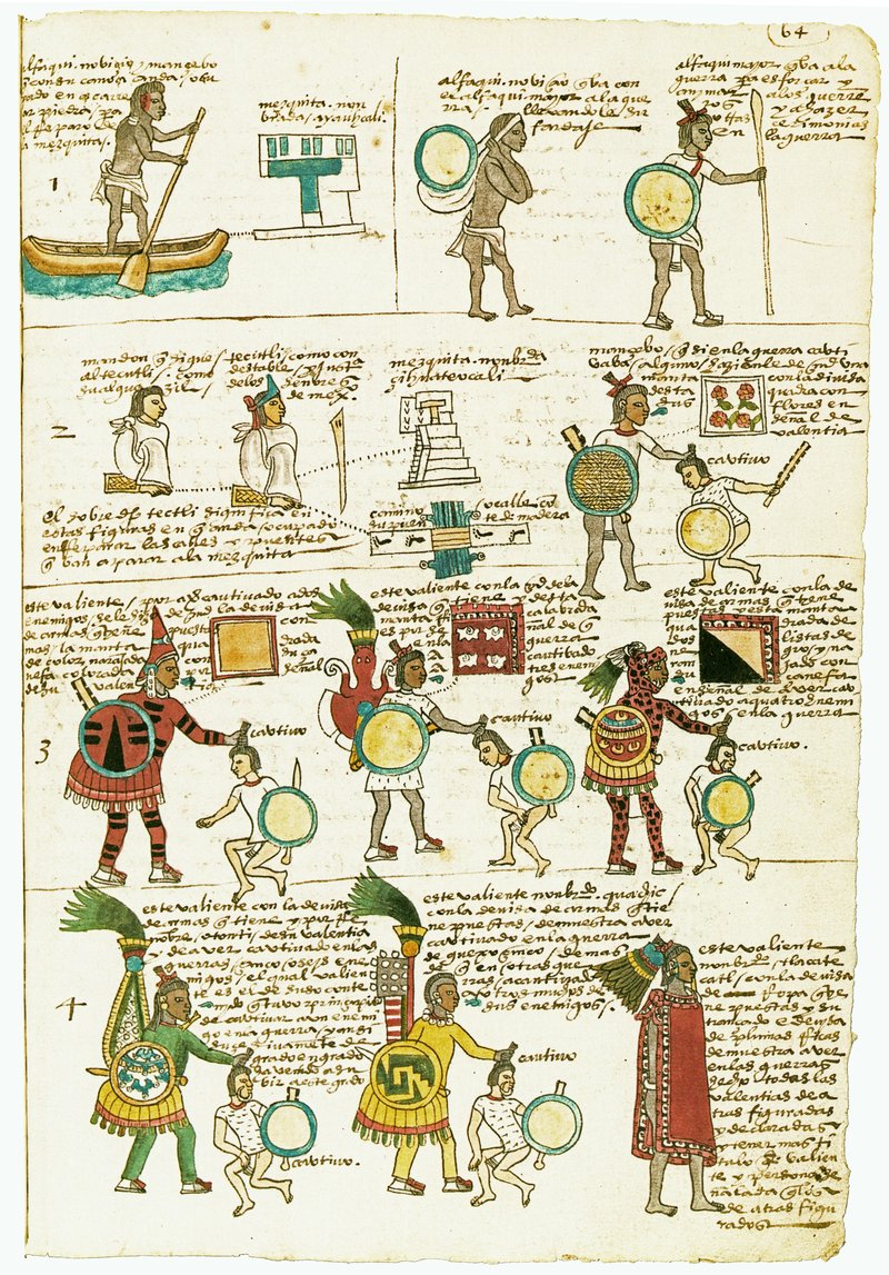Códex Mendoza, fólio 64r