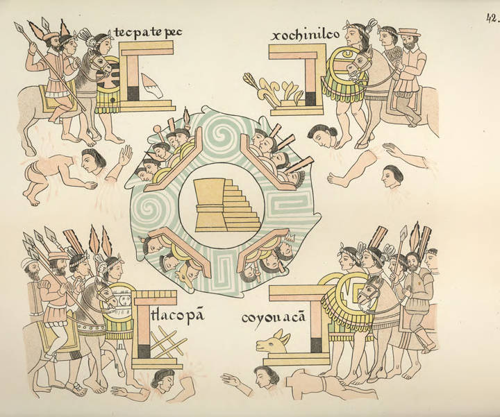 O cerco à cidade de Tenochtitlan
