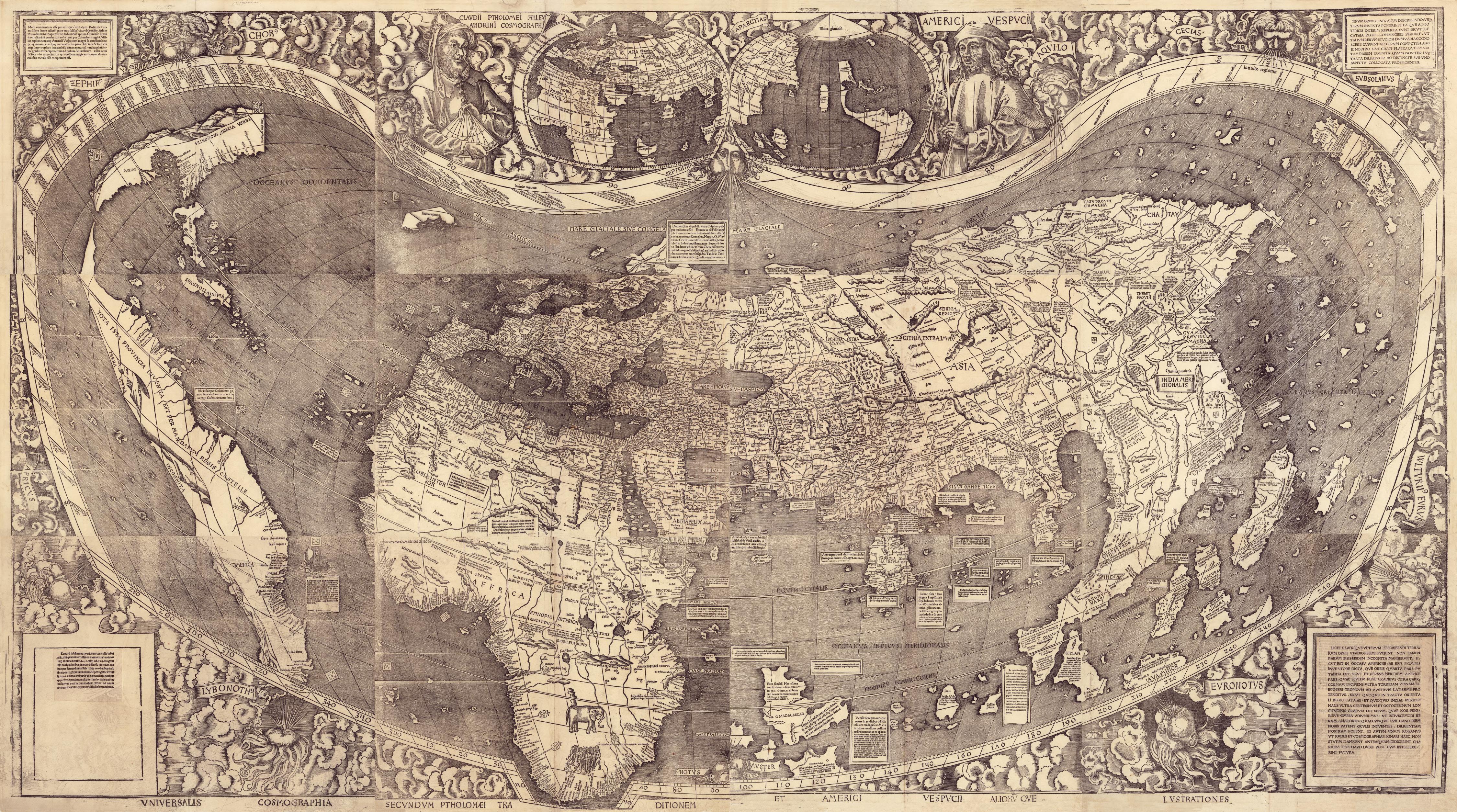Planisfério de Waldseemüller, de 1507
